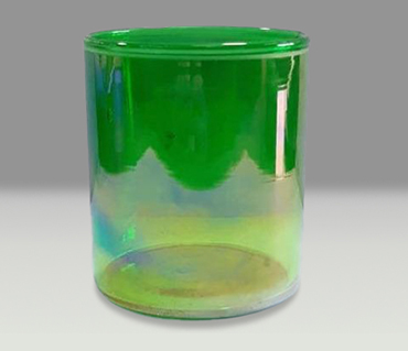 Swati Enterprise Pune, 200gm Round Holographic Glass Jar without Lid